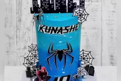 boys-spiderman-blue-birthday-cake