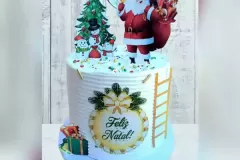 Christmas-themed-cake
