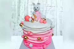 buttercream-pink-white-bunny-cake